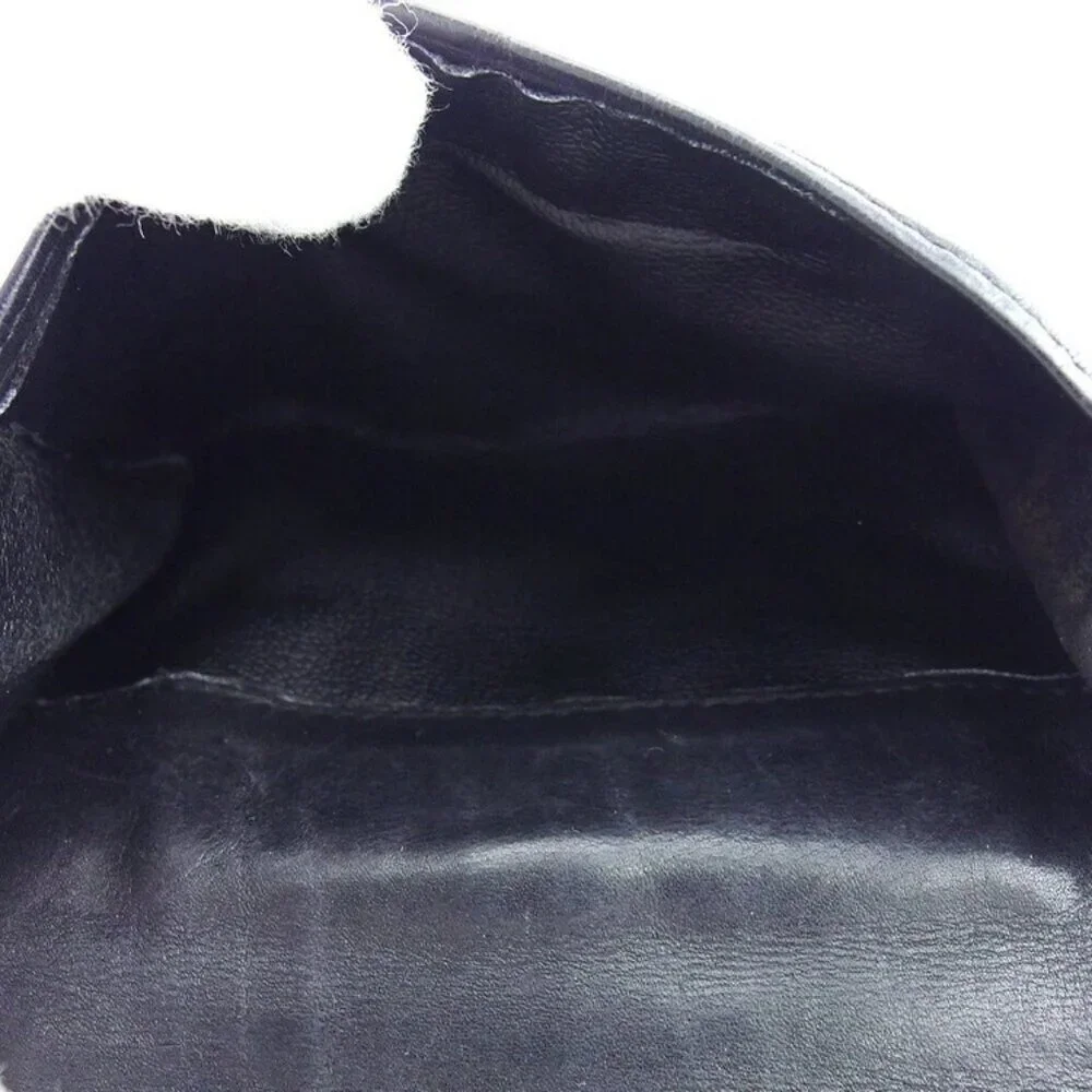 GUCCI Bifold Wallet Black Silver Women Authentic secondhand - Picture 7 of 7